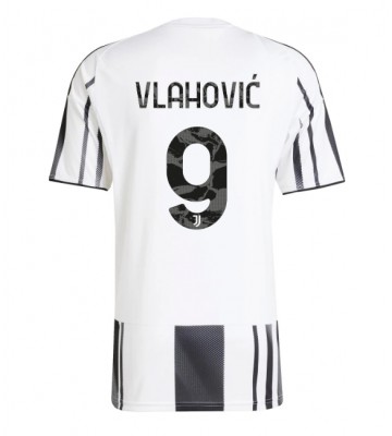 Juventus Dusan Vlahovic #9 Hjemmebanetrøje 2025-26 Kortærmet